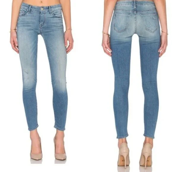 Mother High Waisted Looker Ankle Jean